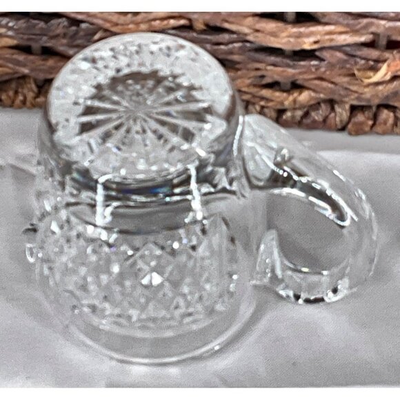 Waterford Retired Crystal‎ Creamer Pitcher 3.75" Scalloped Edge 6oz - Picture 7 of 7